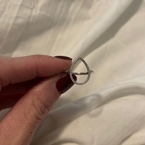 Pandora tear drop ring makers mark